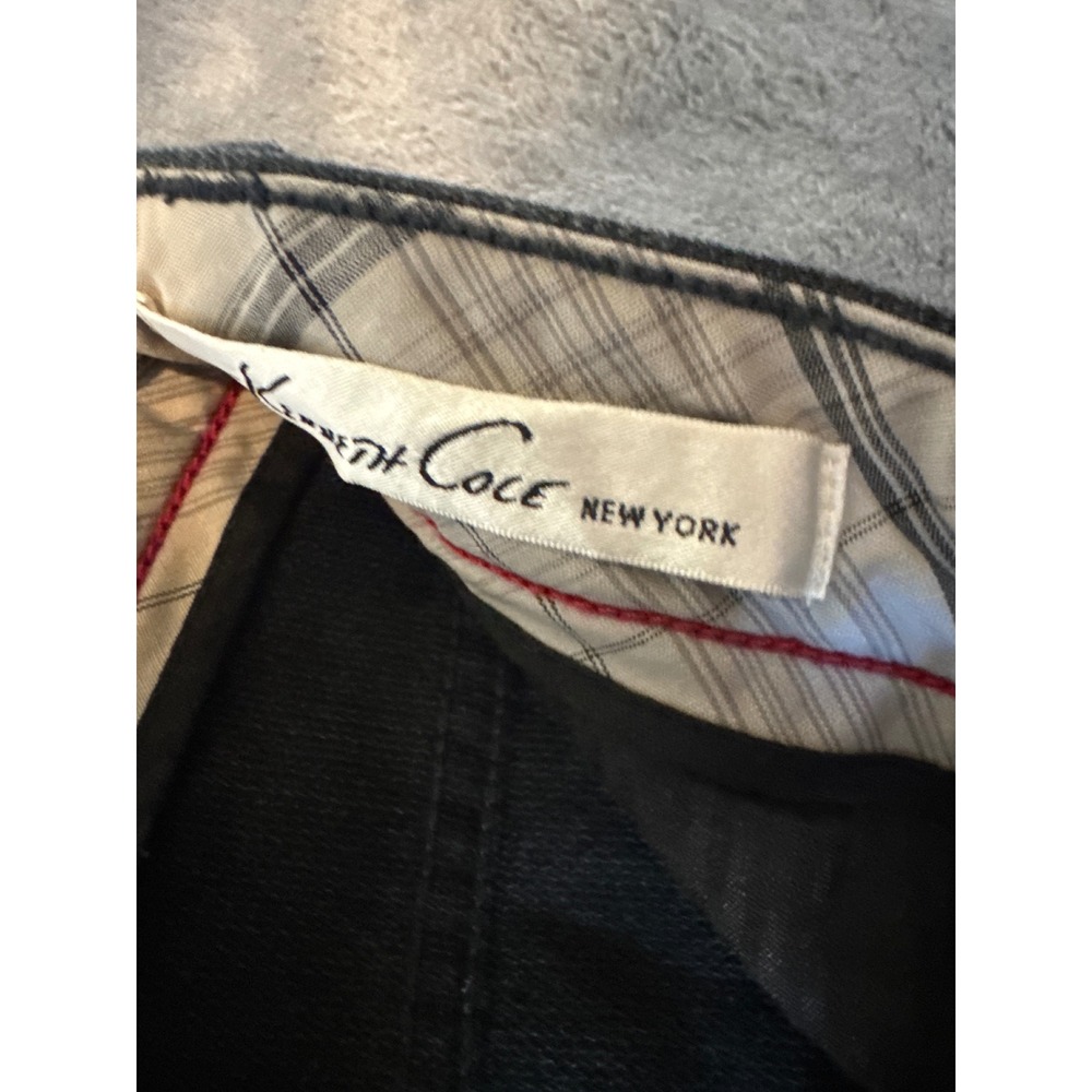 Kenneth Cole New York Mens Black Straight Leg 5-Pocket Pants 32x29 Cotton Blend - Picture 9 of 10